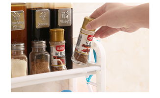 廚房收納新革命 第一代白色雙層置物架，高效整理35件廚具